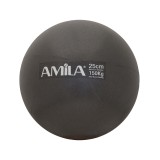 Μπάλα Pilates Μαύρη - Amila 25 cm Εικόνα 