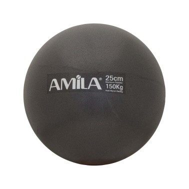Μπάλα Pilates Μαύρη - Amila 25 cm