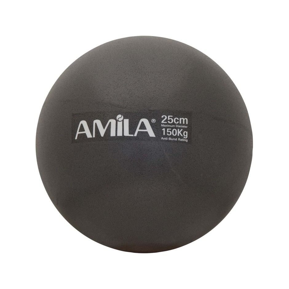 Μπάλα Pilates Μαύρη - Amila 25 cm