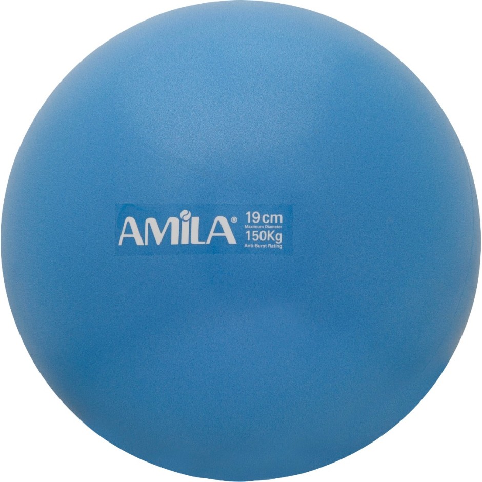 Μπάλα Pilates Μπλε - Amila 19 cm