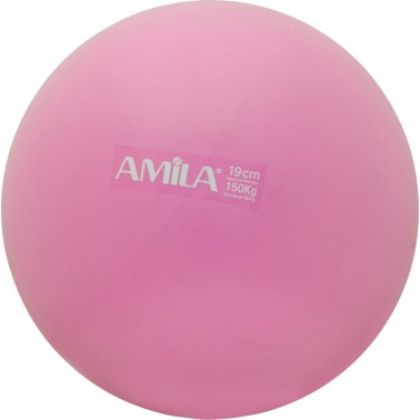 Μπάλα Pilates Ροζ - Amila 19 cm