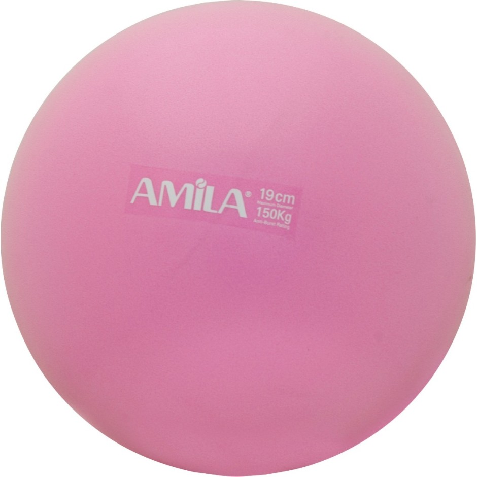 Μπάλα Pilates Ροζ - Amila 19 cm
