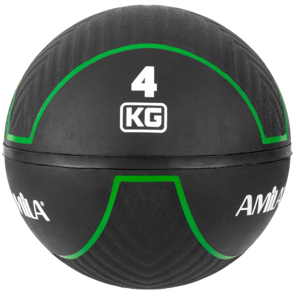 AMILA MEDICINE HQ BALL RUBBER - 4Kg 90708 Black