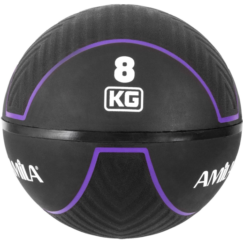 AMILA MEDICINE HQ BALL RUBBER - 8Kg 90710 Black