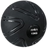 Μπάλα Ρίψεων Μαύρη - Amila Slam Ball 15Kg Εικόνα 