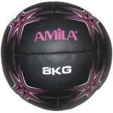 Wall Ball Μαύρη - Amila PU Series 8Kg Εικόνα 