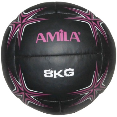 Wall Ball Μαύρη - Amila PU Series 8Kg