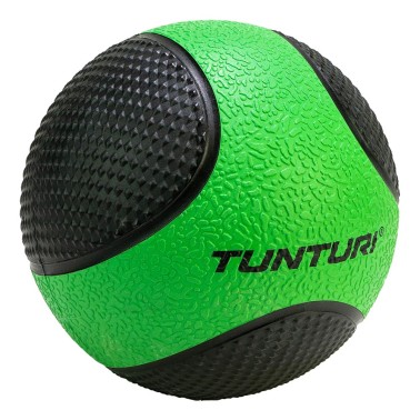 TUNTURI MEDICINE BALL 2KG, GREEN/BLACK 14TUSCL402 One Color