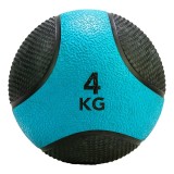 TUNTURI MEDICINE BALL 4KG, BLUE/RACK 14TUSCL404 One Color Image 1
