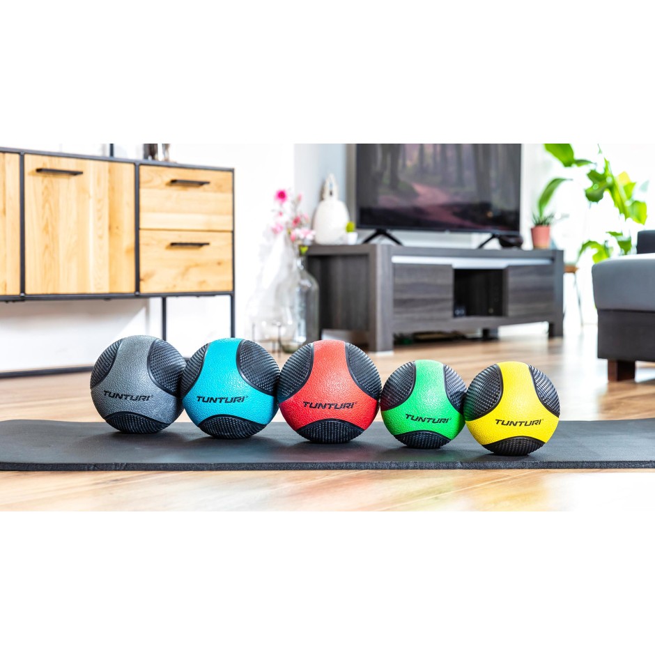 TUNTURI MEDICINE BALL 4KG, BLUE/RACK 14TUSCL404 One Color