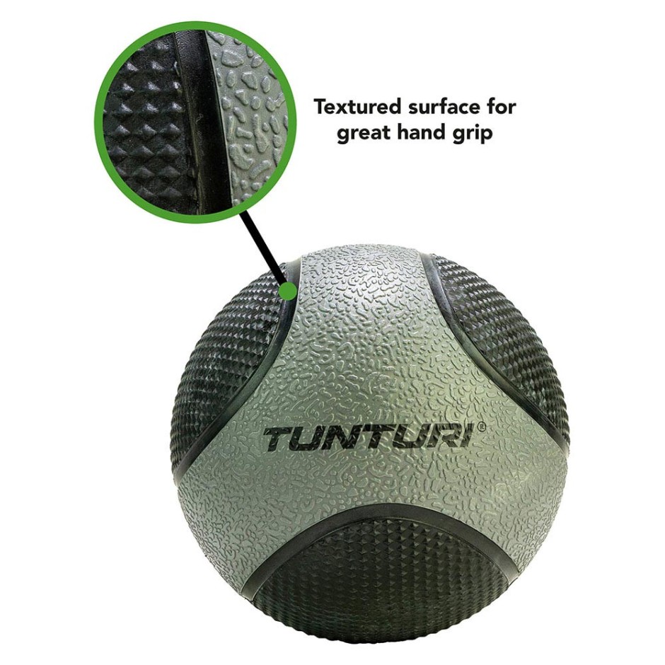TUNTURI MEDICINE BALL 5KG, GREY/BLACK 14TUSCL405 Ο-C