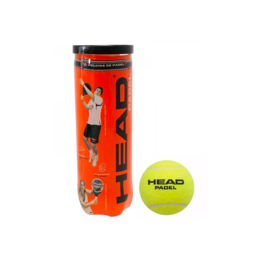 Μπαλάκια Padel Κίτρινα - Head Team 3 Balls