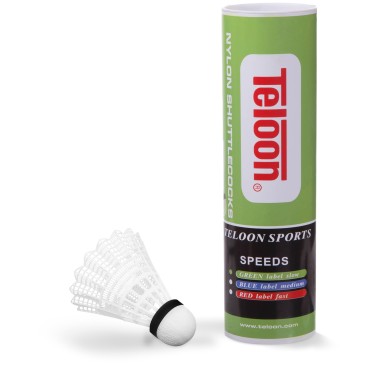 AMILA ΜΠΑΛΑΚΙΑ BADMINTON ΛΕΥΚΑ NYLON ΑΡΓΑ (ΣΕΤ 6ΤΜΧ) 42073-O-C Ο-C