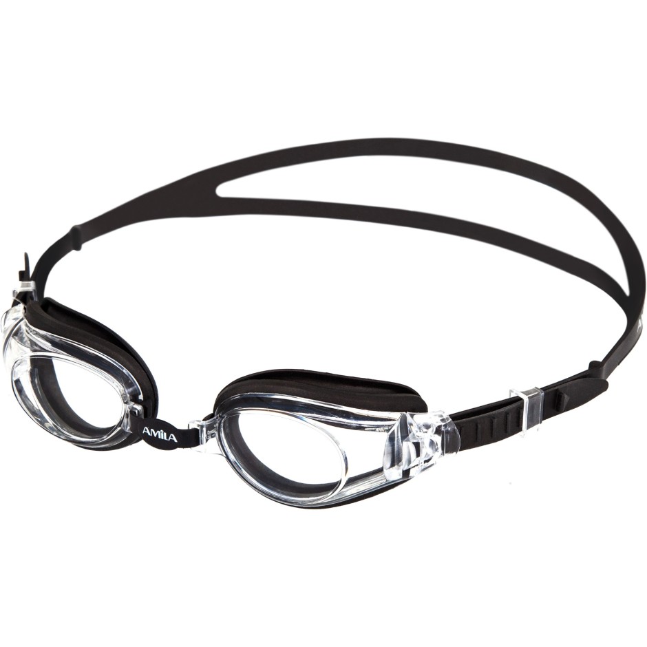 Swimming Goggles Black - Amila KOR-60AF
