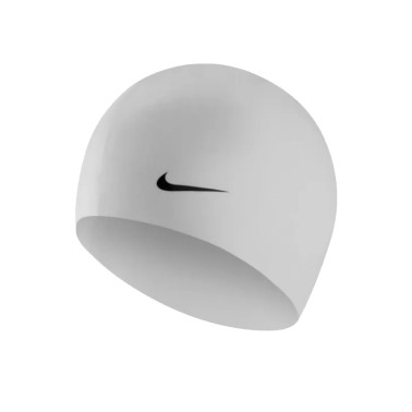 NIKE SOLID SILICONE ADULT CAP 93060-100 White