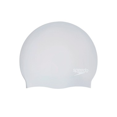 SPEEDO LONG HAIR CAP 8-0616817273 Silver