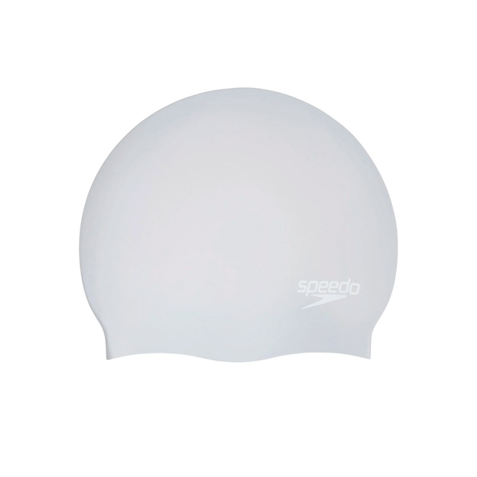 SPEEDO LONG HAIR CAP 8-0616817273 Silver