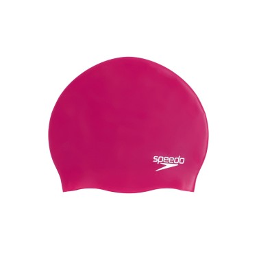 SPEEDO PLAIN MOULDED SILICONE CAP 70984-B495U Fuchsia