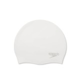 Σκουφάκι Κολύμβησης Λευκό - Speedo Plain Moulded Silicone Εικόνα 