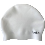 Swimming Cap White - Amila Long Hair HQ Image 