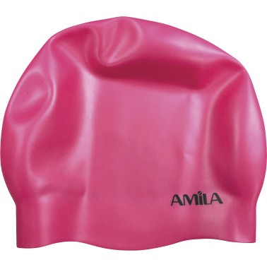 Σκουφάκι Κολύμβησης Ροζ - Amila Medium Hair