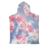 BEE UNUSUAL KANE HOODED PONCHO ASW-232308-MULTI Colorful Image 0