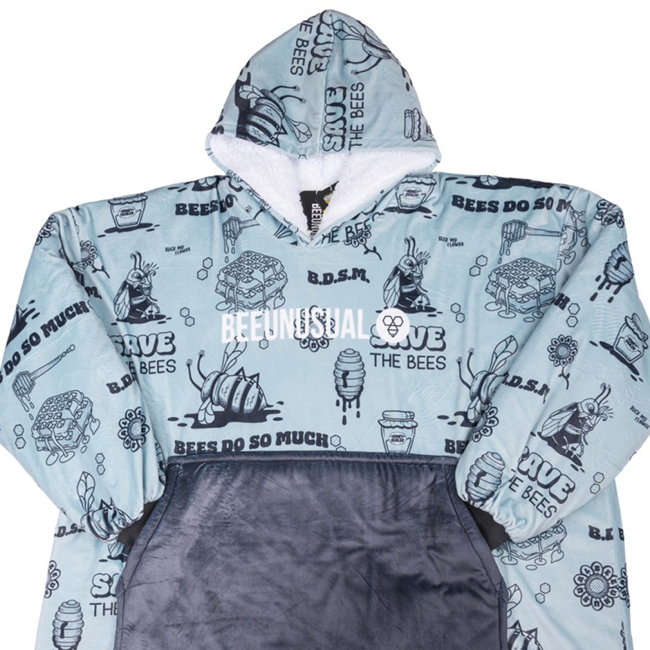 Unisex Poncho Σιέλ - Bee Unusual 'BDSM'