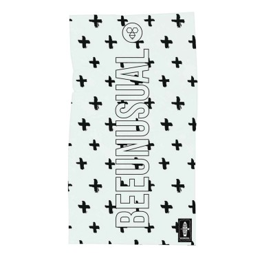 BEE UNUSUAL TRUST NO LOVE BEACH TOWEL Λευκό