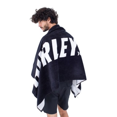 HURLEY FASTLANE 2 STRIPE TOWEL AMAX23Q1FT-H010 Black
