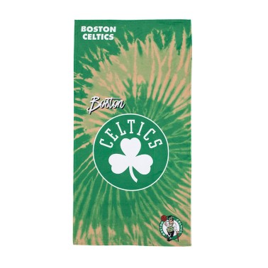 NBA BOSTON CELTICS PYSCHEDELIC 30X60 BEACH TOWEL 100-00006 Green