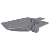 Towel With Shoulder Rest Covers Grey - Amila Reformer Pro Image 