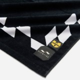 SLOWTIDE X WU-TANG CLAN BLOCKS ON FIRE BEACH TOWEL STRP026-BLACK Black Image 1