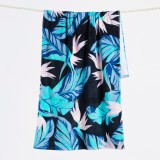SLOWTIDE PRINTED BEACH TOWELS  MAUKA (BLACK) STRP008-BLACK Colorful Image 0