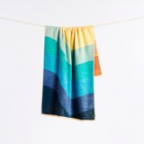 SLOWTIDE PREMIUM WOVEN TOWELS SHORES STWV005-MULTI Colorful Image 0