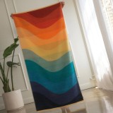 SLOWTIDE PREMIUM WOVEN TOWELS SHORES STWV005-MULTI Colorful Image 1