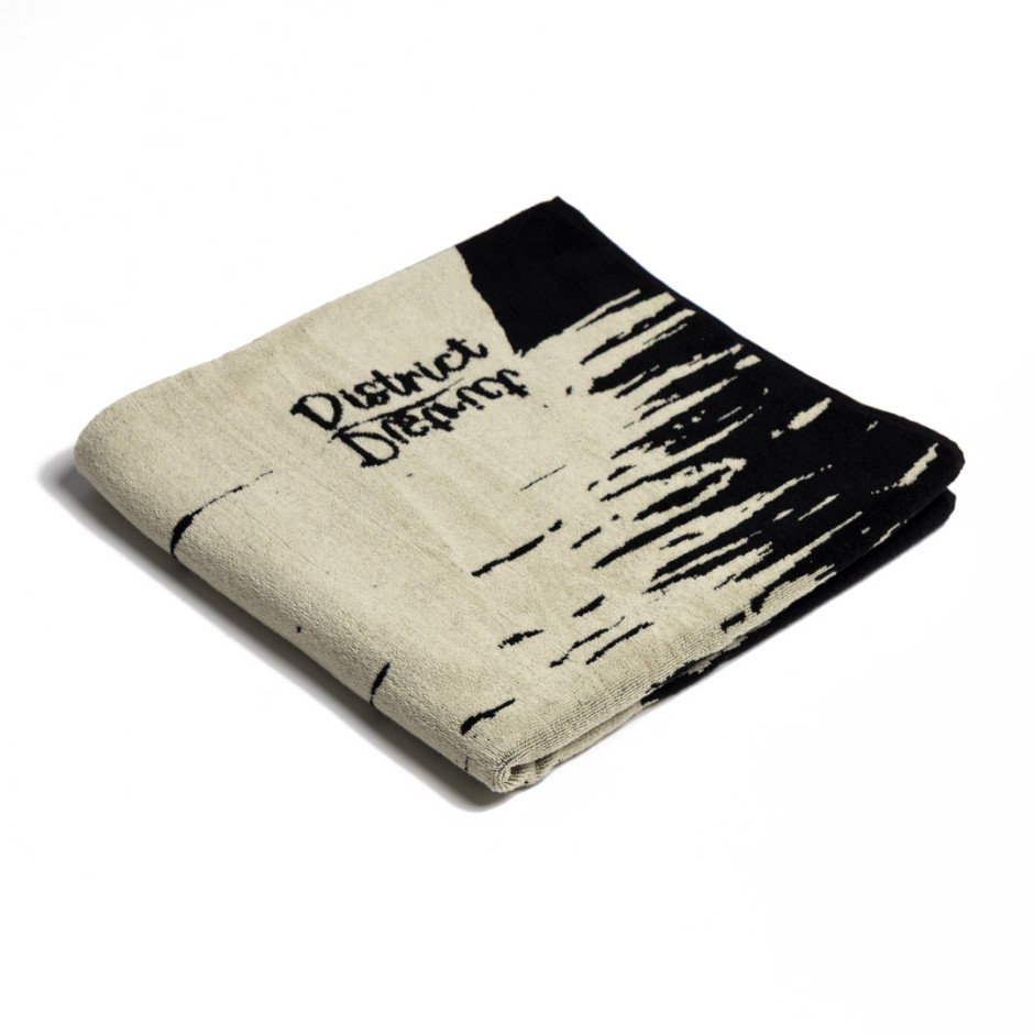 Πετσέτα Θαλάσσης Μαύρη - District75