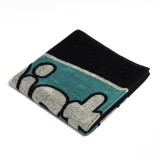 Πετσέτα Θαλάσσης Μαύρη - District75 Εικόνα 0