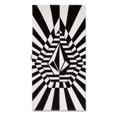 VOLCOM STONERAY TOWEL VMXX013ZYW-B/W White-Black