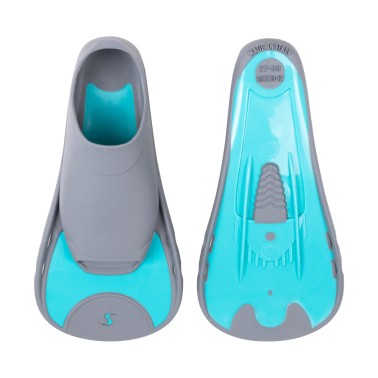 AMILA ΒΑΤΡΑΧ/ΛΑ F5 S FINS GREY/TURGQUOISE 42/43 52237-GREY/TURGQUOISE Γκρί