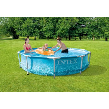 AMILA BEACHSIDE METAL FRAME POOL SET (w/220-240V Filter Pump), Ages 6 28208 Ο-C