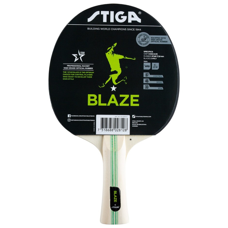 STIGA BAT 1-STAR BLAZE 1211-6018-01 One Color