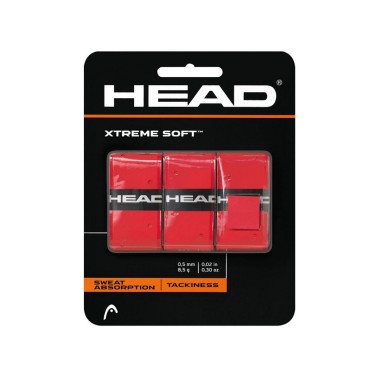 Grip Ρακέτας Τένις Κόκκινο - HEAD Xtreme Soft