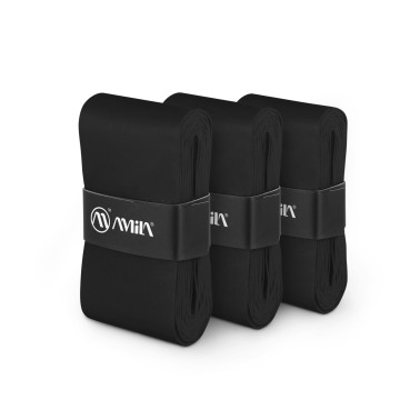 AMILA ΤΑΙΝΙΑ ΛΑΒΗΣ ΡΑΚΕΤΑΣ OVERGRIP ΜΑΥΡΟ (ΣΕΤ 3ΤΜΧ) 45791-ΜΑΥΡΟ Μαύρο