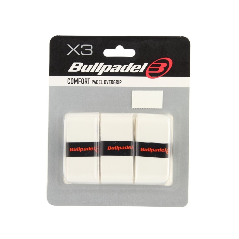 BULLPADEL(471947) OVERGRIP UNISEX BOX GB-1200 CONFORT CE78012000-WHITE White
