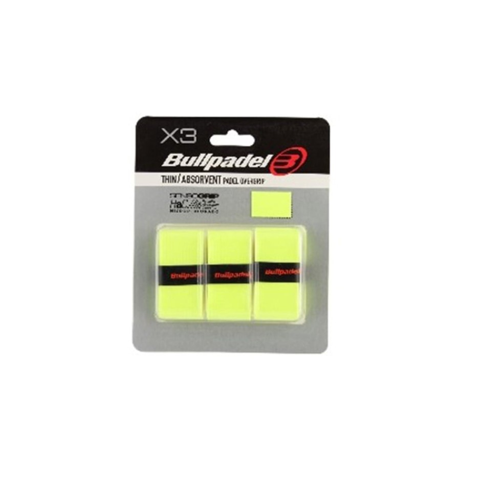 BULLPADEL(471953) OVERGRIP UNISEX  BOX GB-1705 SENSO ABSORTION CE82971000-YELLOW Κίτρινο