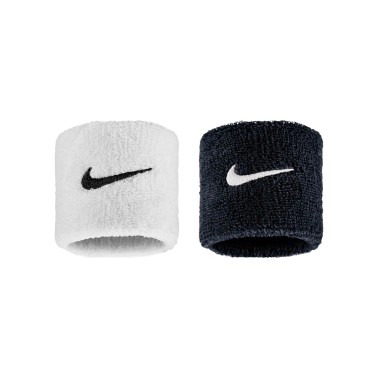 Περικάρπια Λευκά-Μαύρα - Nike Swoosh Classic Wristbands