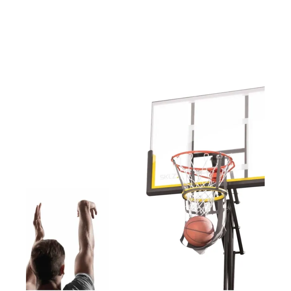 SKLZ Kick-Out – Système De Renvoi De Ballon De Basket à 360° – Fixation Rapide Sans Outils – Pour Tirs En Continu