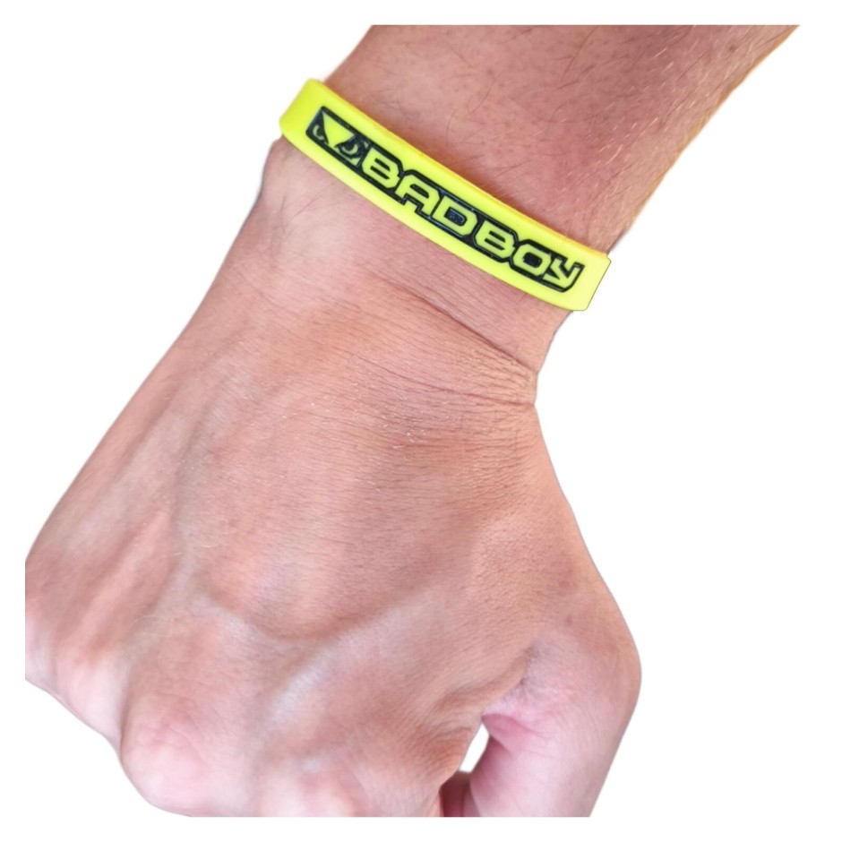 BAD BOY BAD ΒOY LOGO ESSENTIAL SILICON WRIST BAND BB-000087-NYE Lime