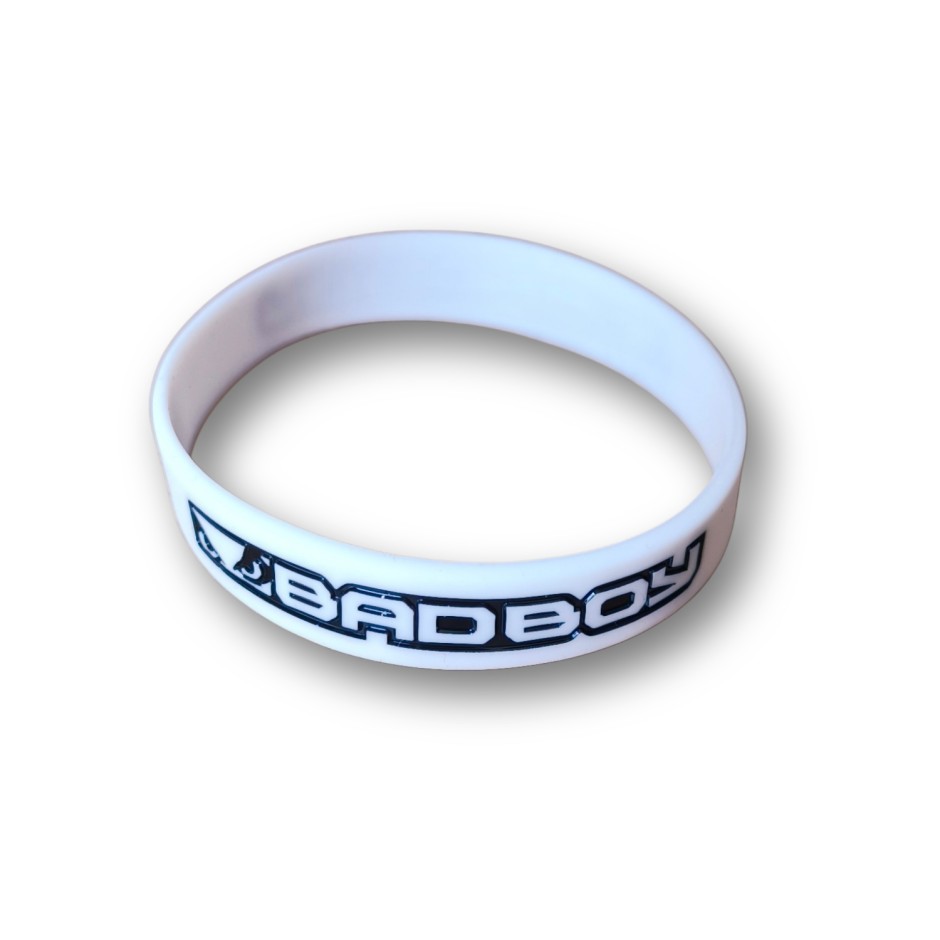 BAD BOY BAD ΒOY LOGO ESSENTIAL SILICON WRIST BAND BB-000087-WH White