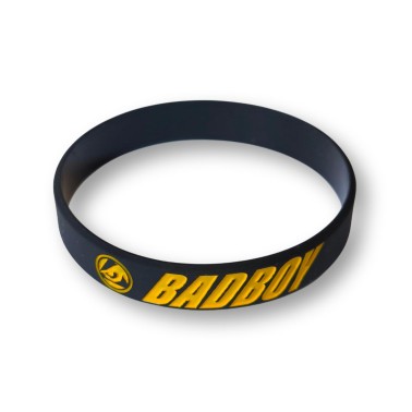 BAD BOY BRACELET LOGO SILICON WRIST BAND BB-000086-BGD Black